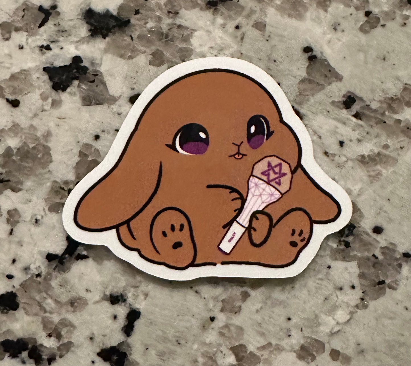 Lightstick Bunny Sticker
