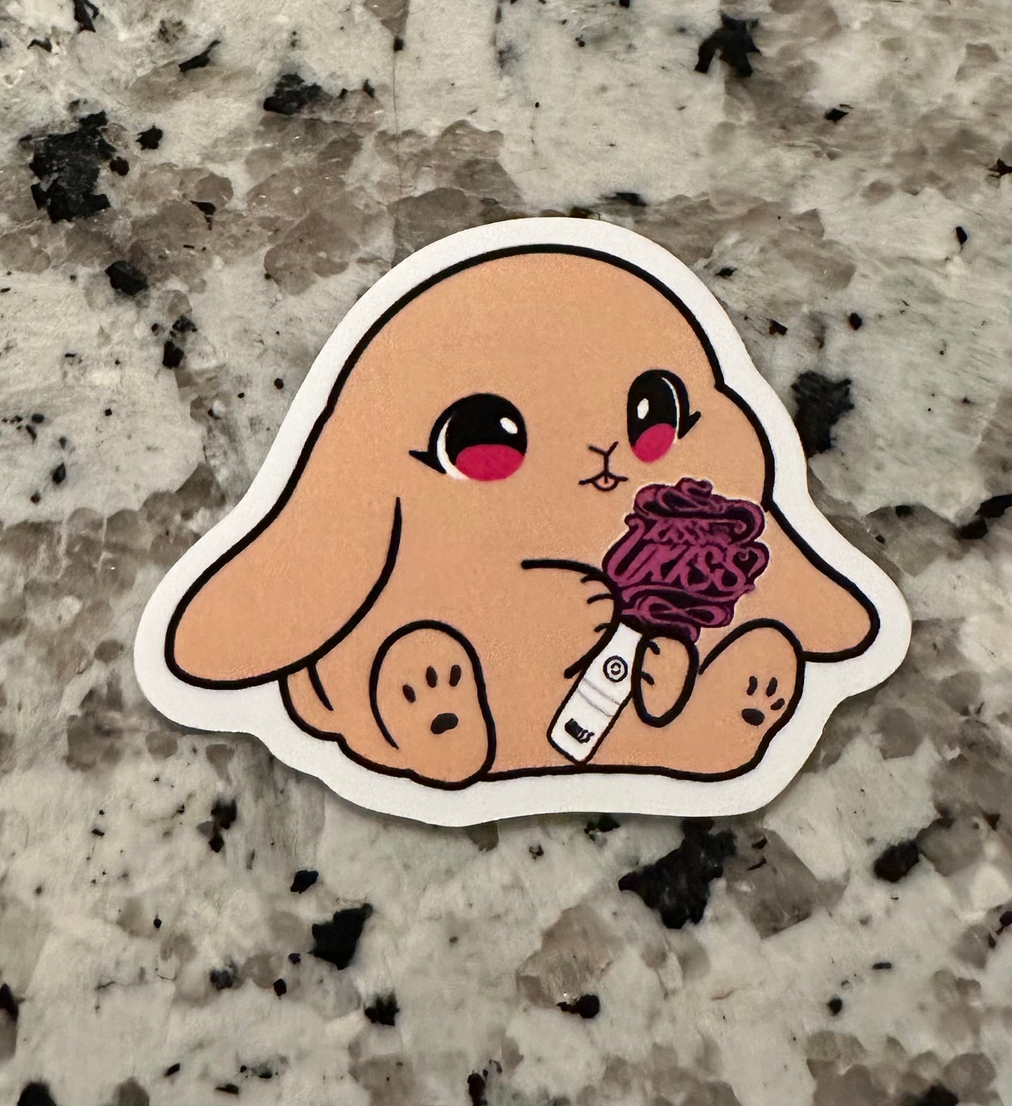 Lightstick Bunny Sticker
