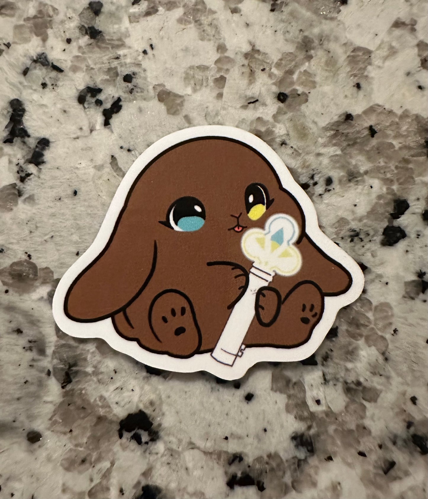 Lightstick Bunny Sticker