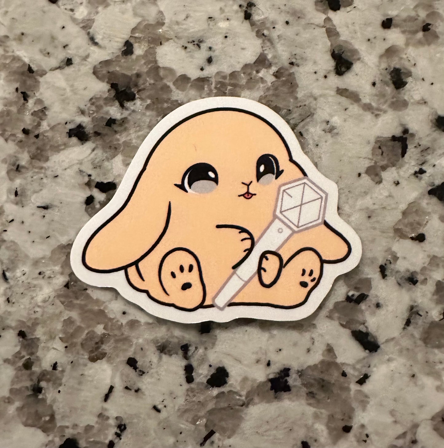 Lightstick Bunny Sticker