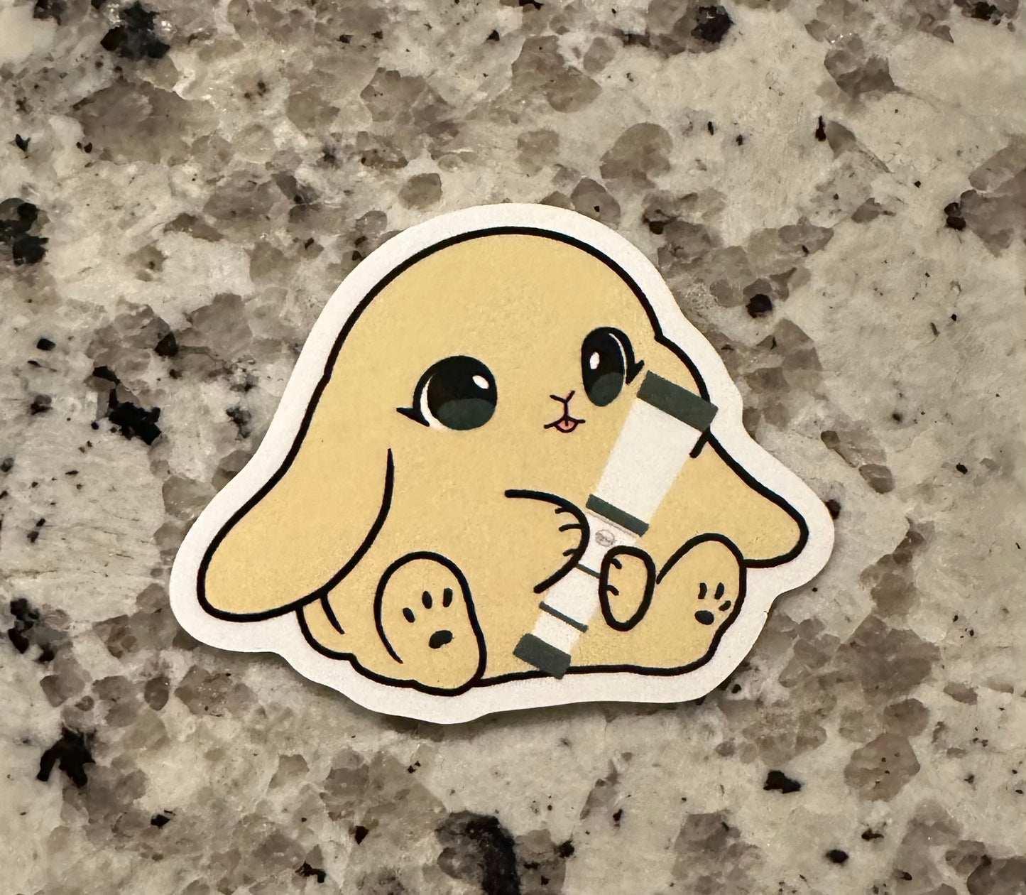 Lightstick Bunny Sticker