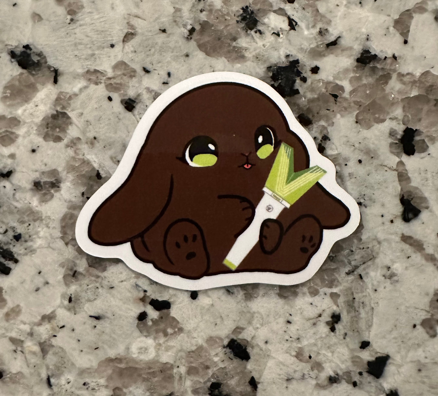 Lightstick Bunny Sticker