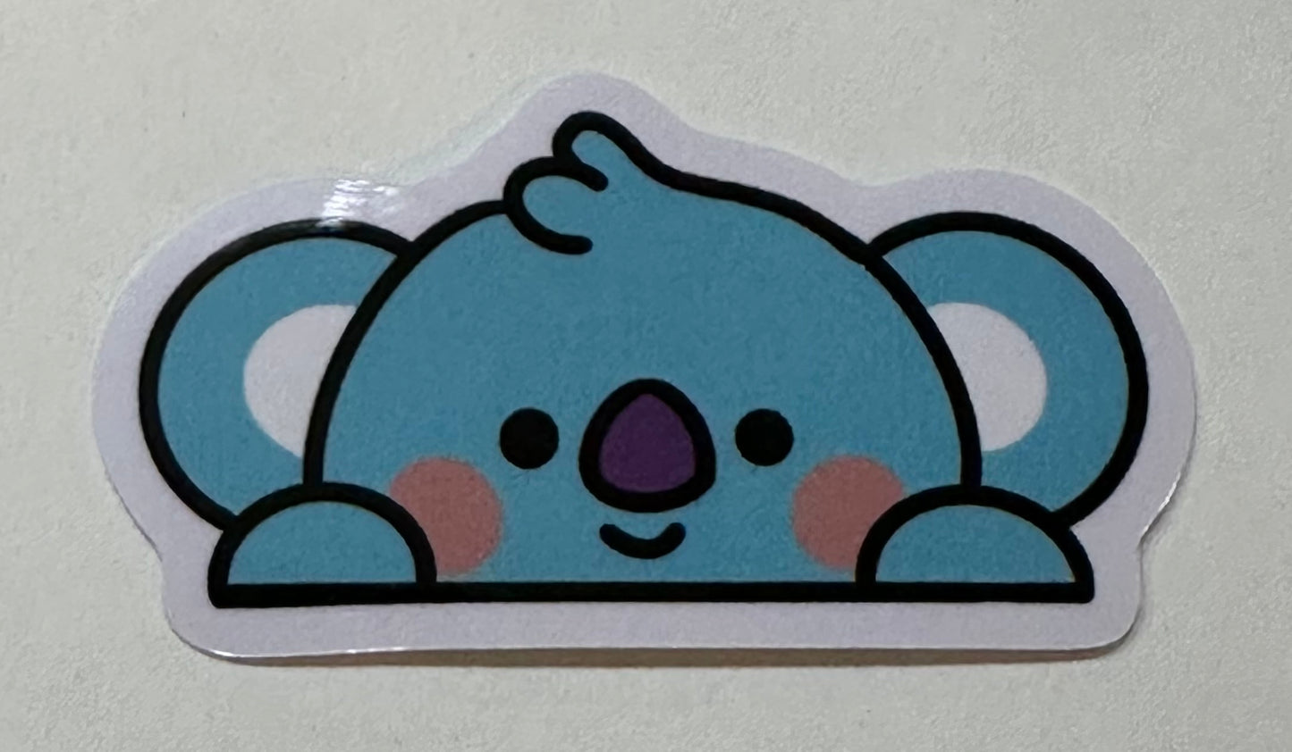 Bt21 peeker sticker