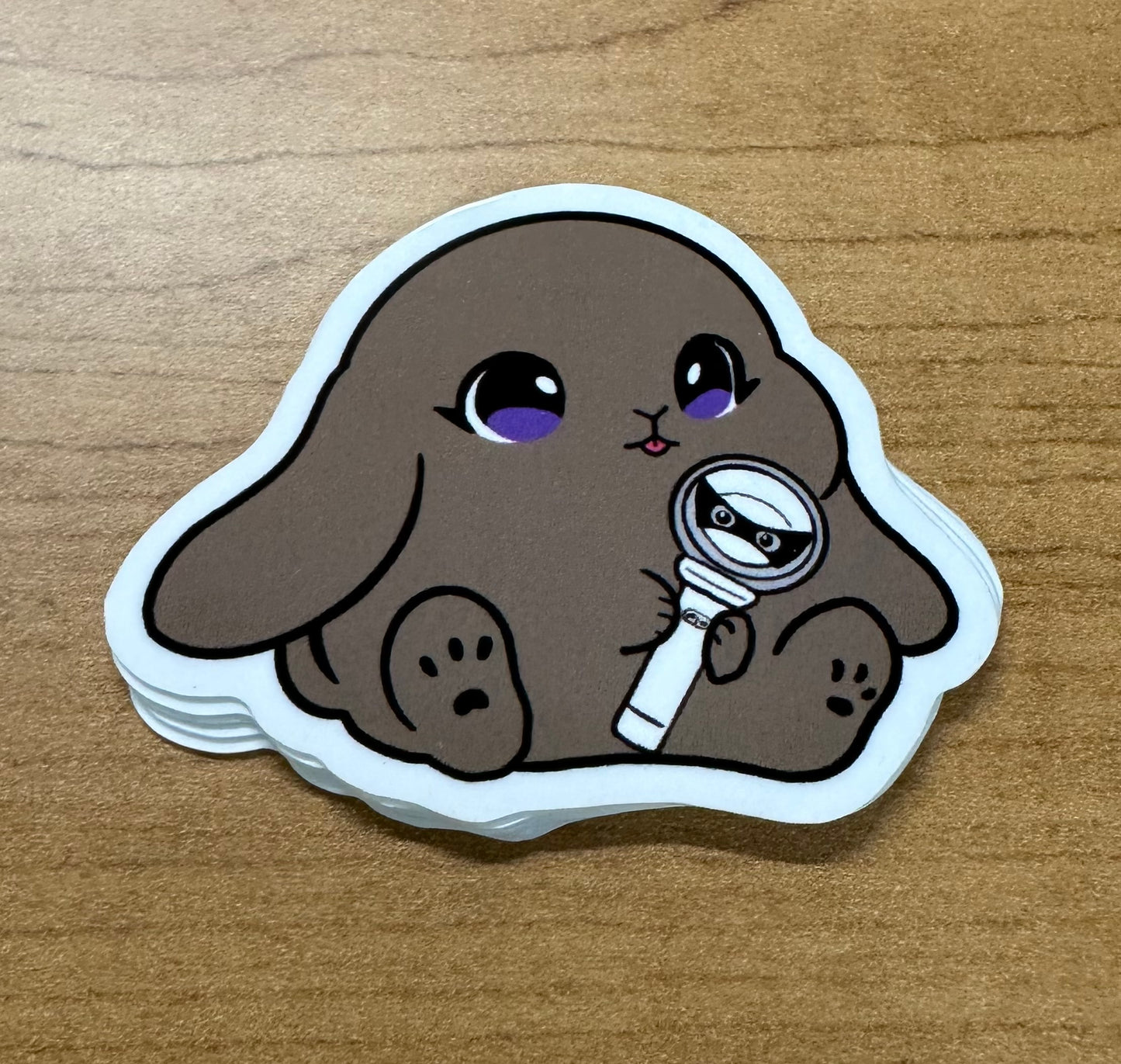 New lightstick bunny sticker
