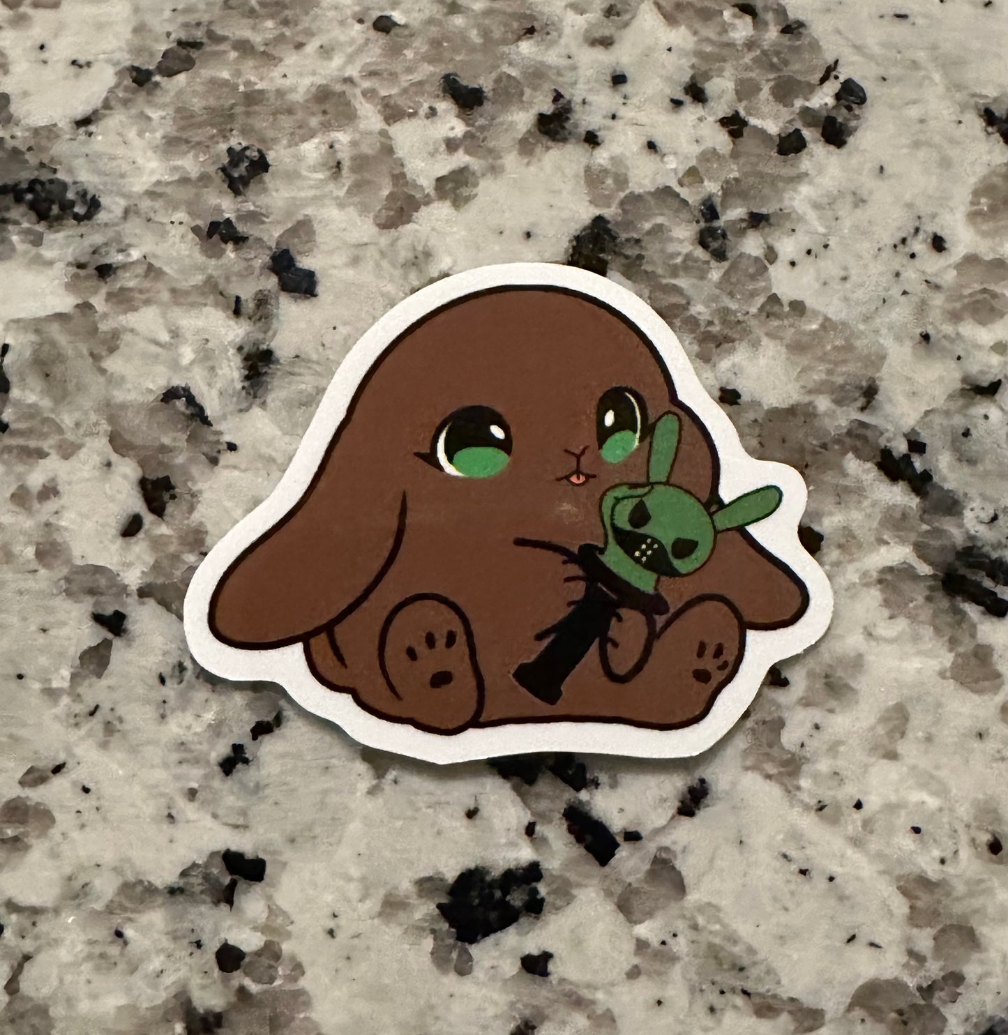 Lightstick Bunny Sticker