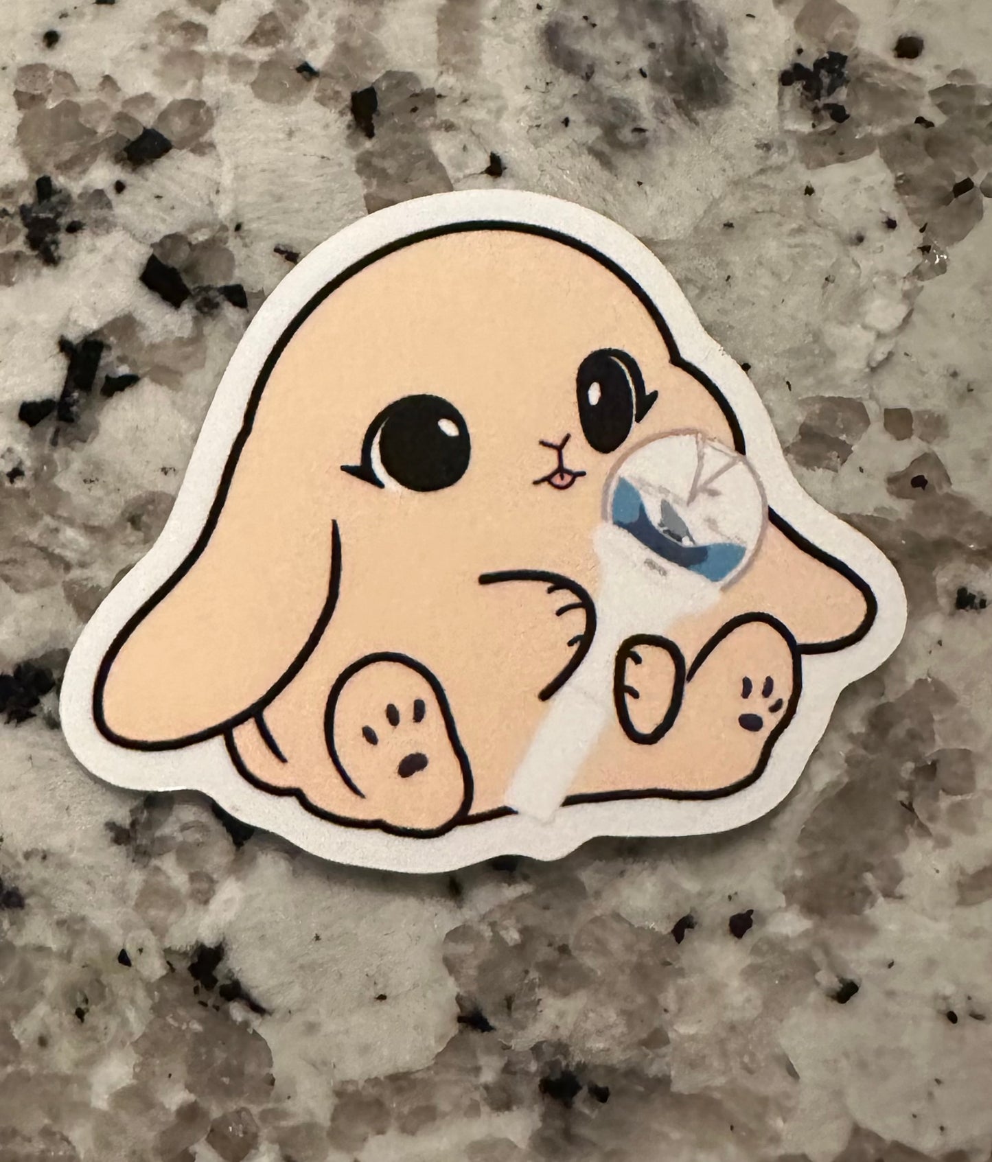 Lightstick Bunny Sticker