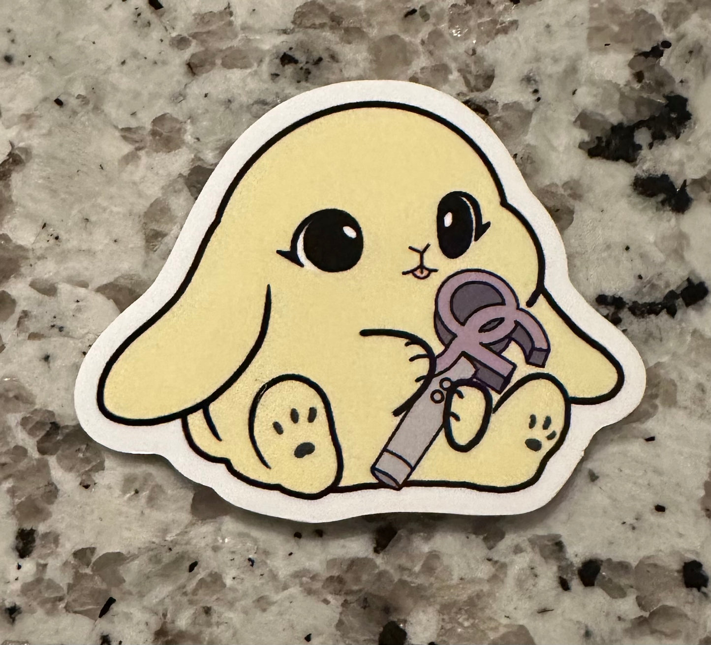 Lightstick Bunny Sticker