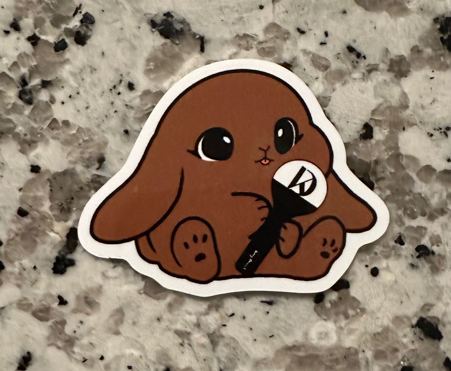 Lightstick Bunny Sticker