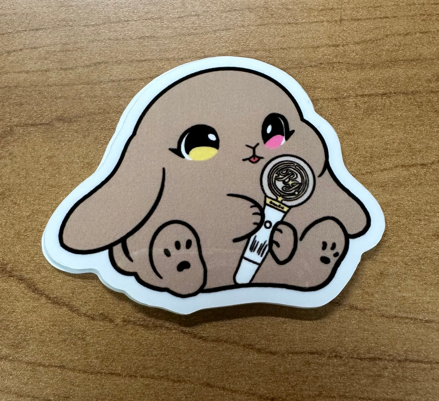 New lightstick bunny sticker