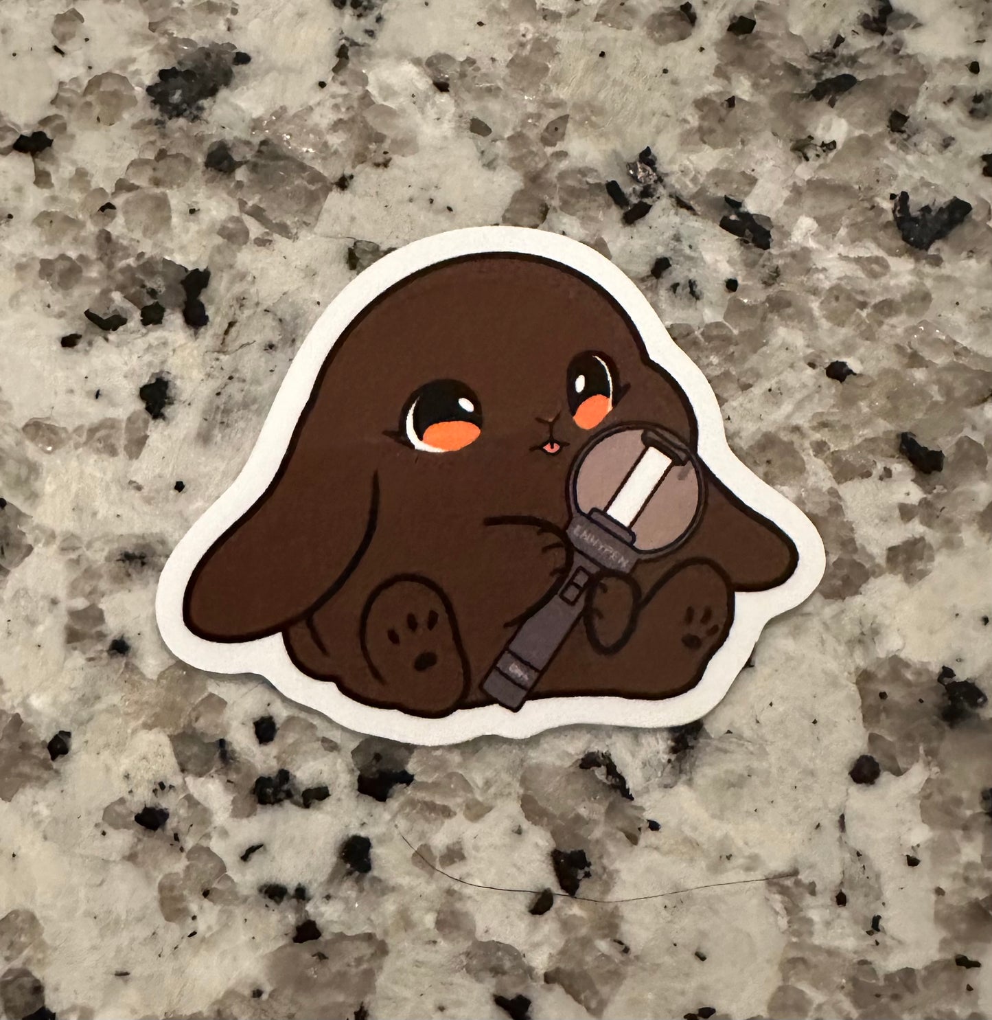 Lightstick Bunny Sticker