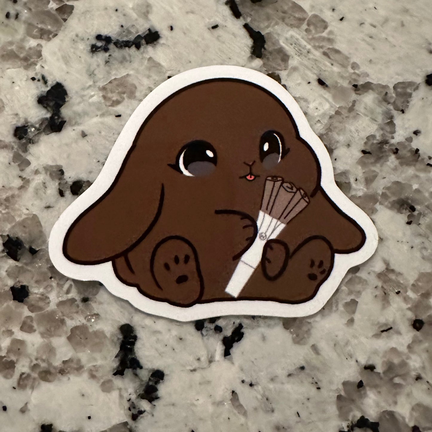 Lightstick Bunny Sticker