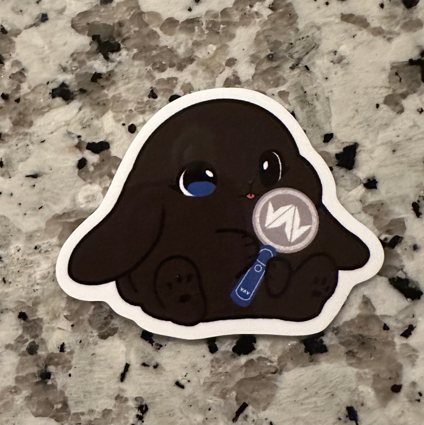 Lightstick Bunny Sticker