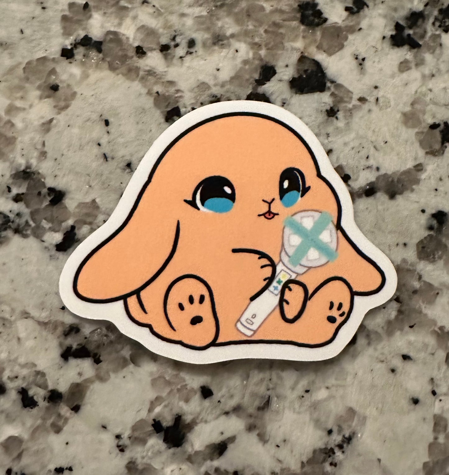 Lightstick Bunny Sticker