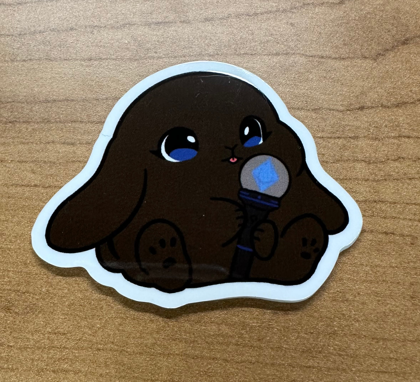 New lightstick bunny sticker
