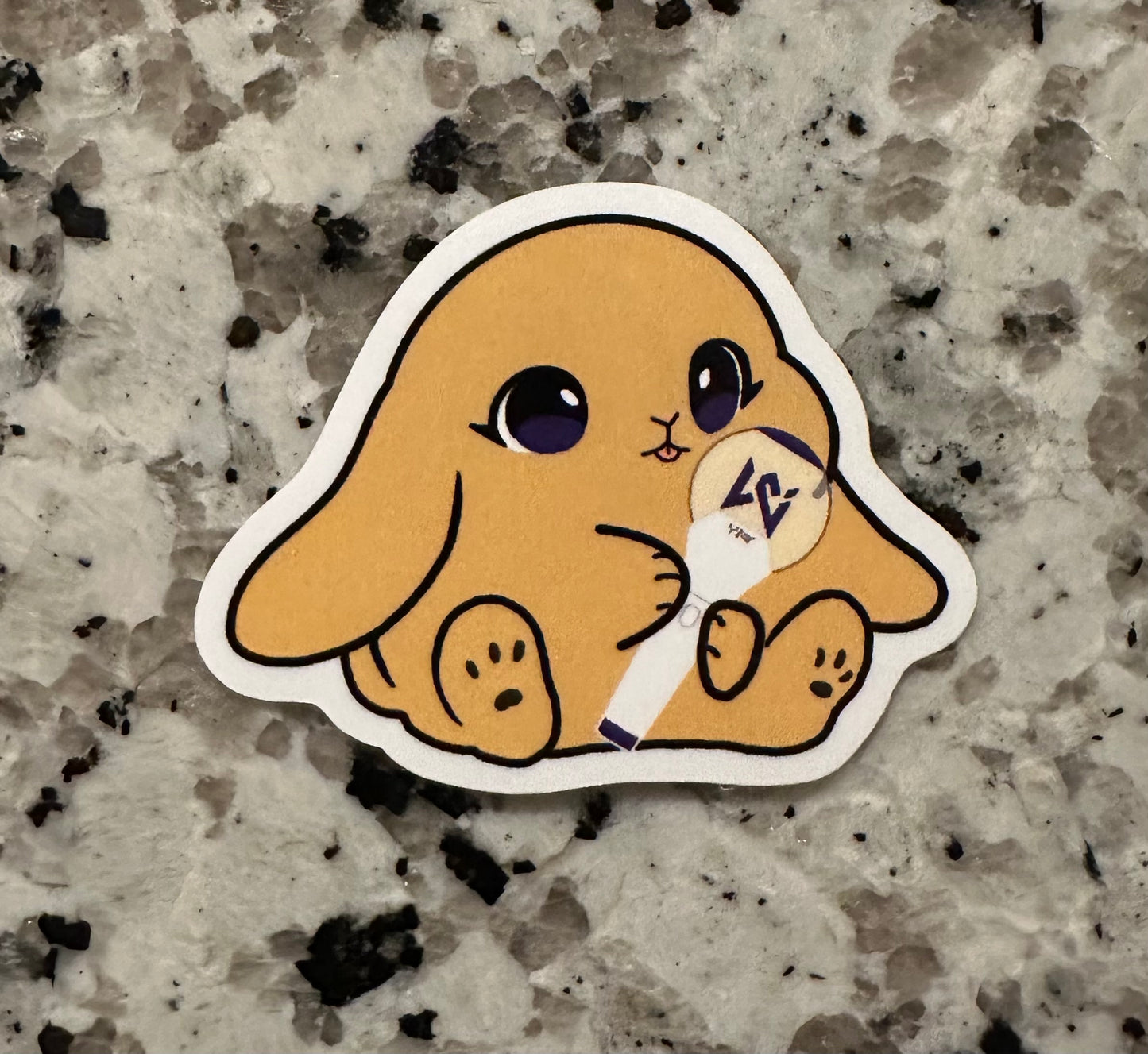 Lightstick Bunny Sticker