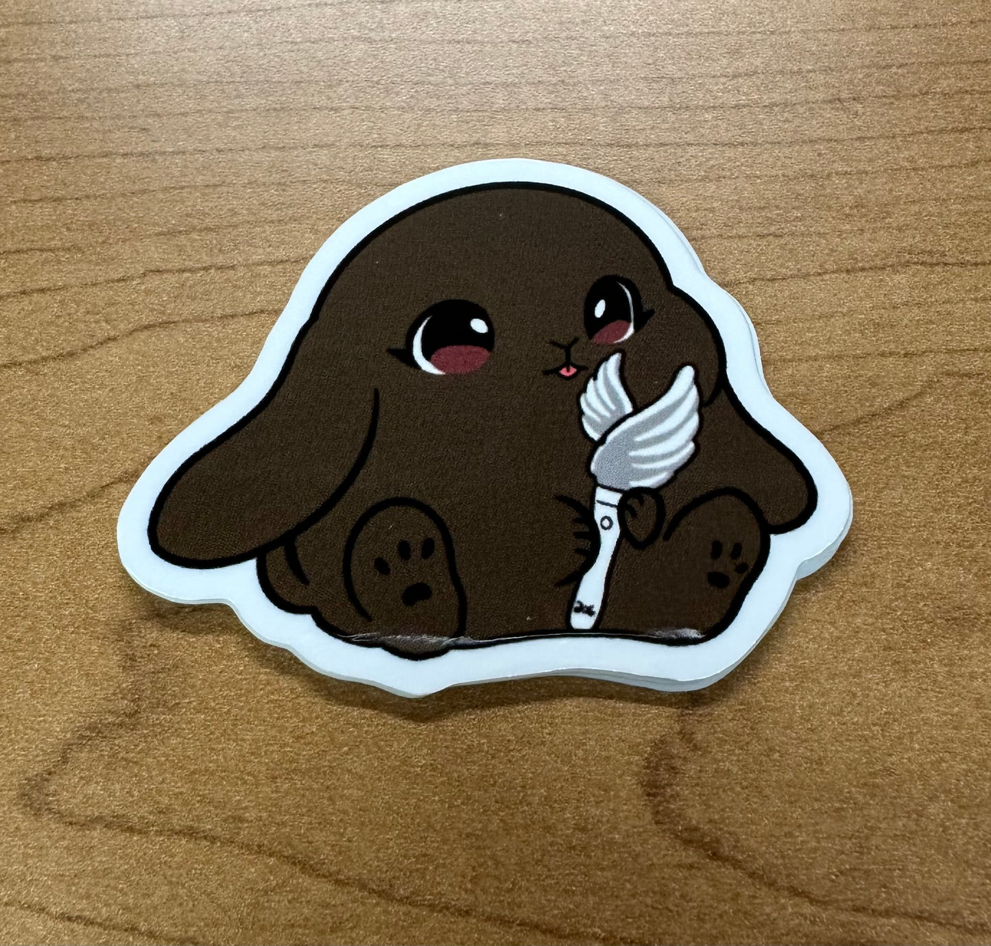 New lightstick bunny sticker