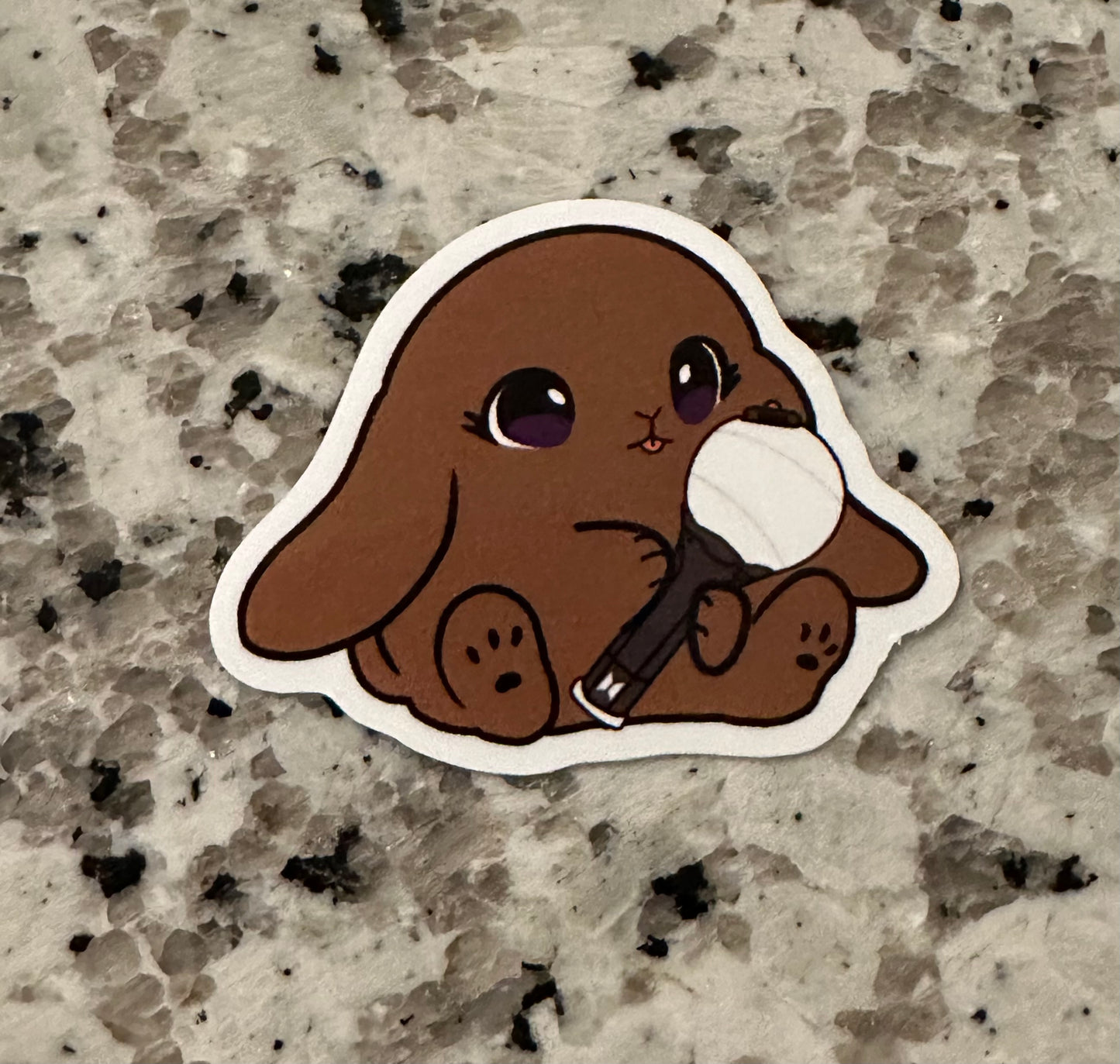 Lightstick Bunny Sticker