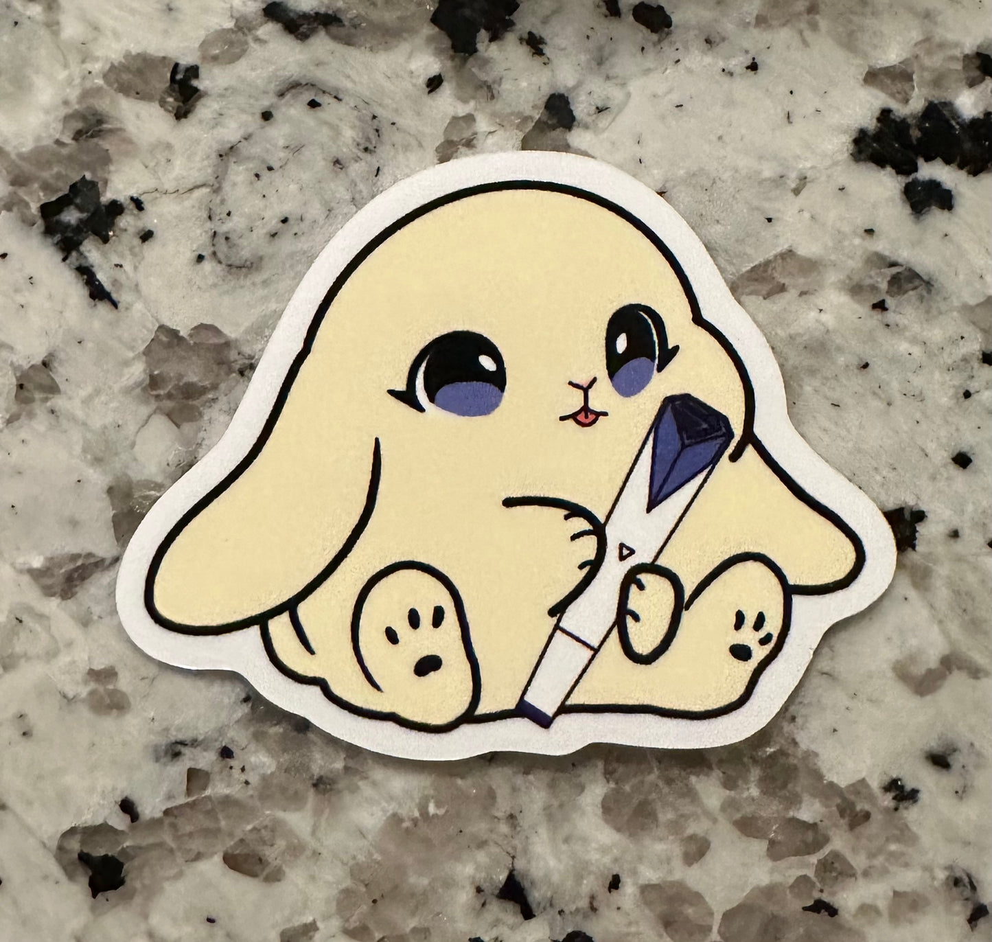 Lightstick Bunny Sticker