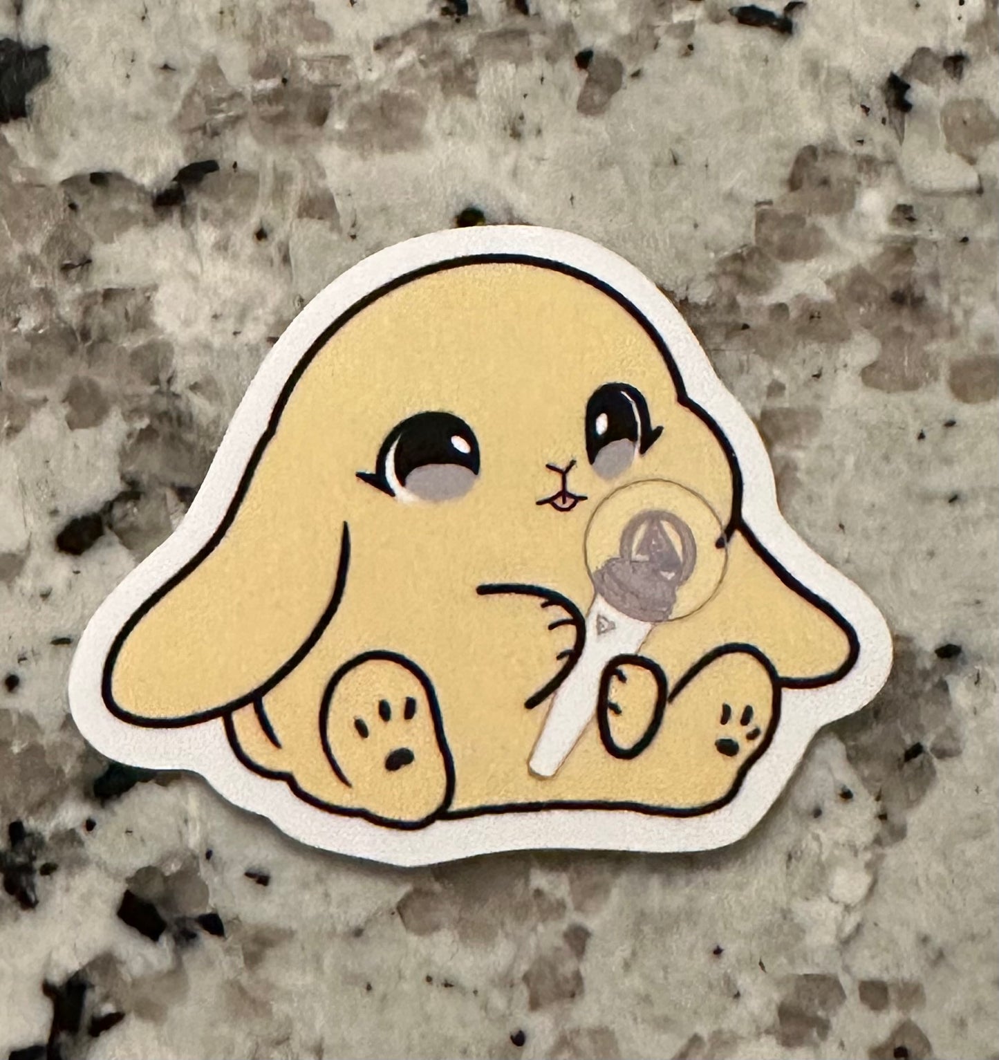 Lightstick Bunny Sticker