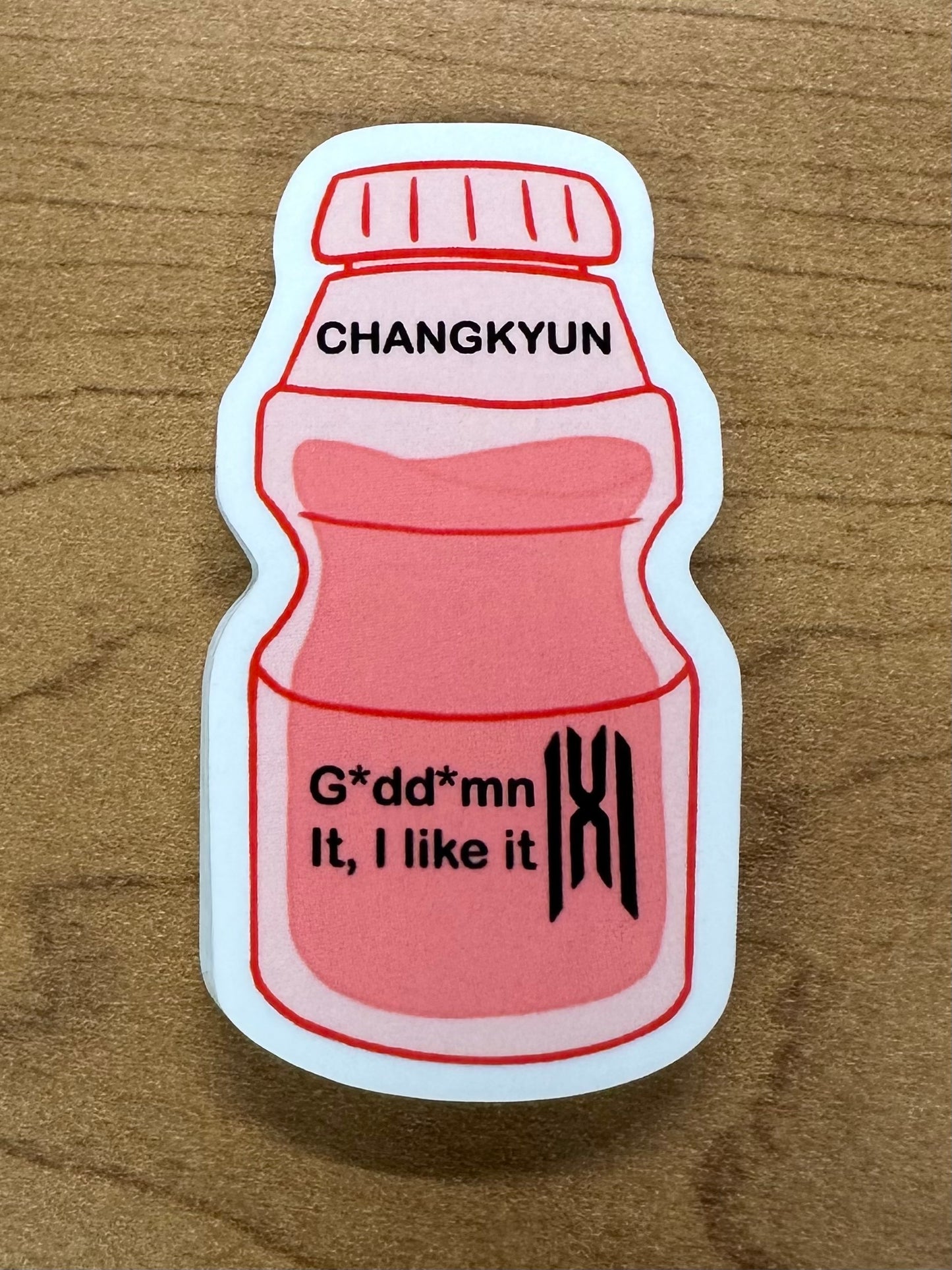 MX yogurt sticker