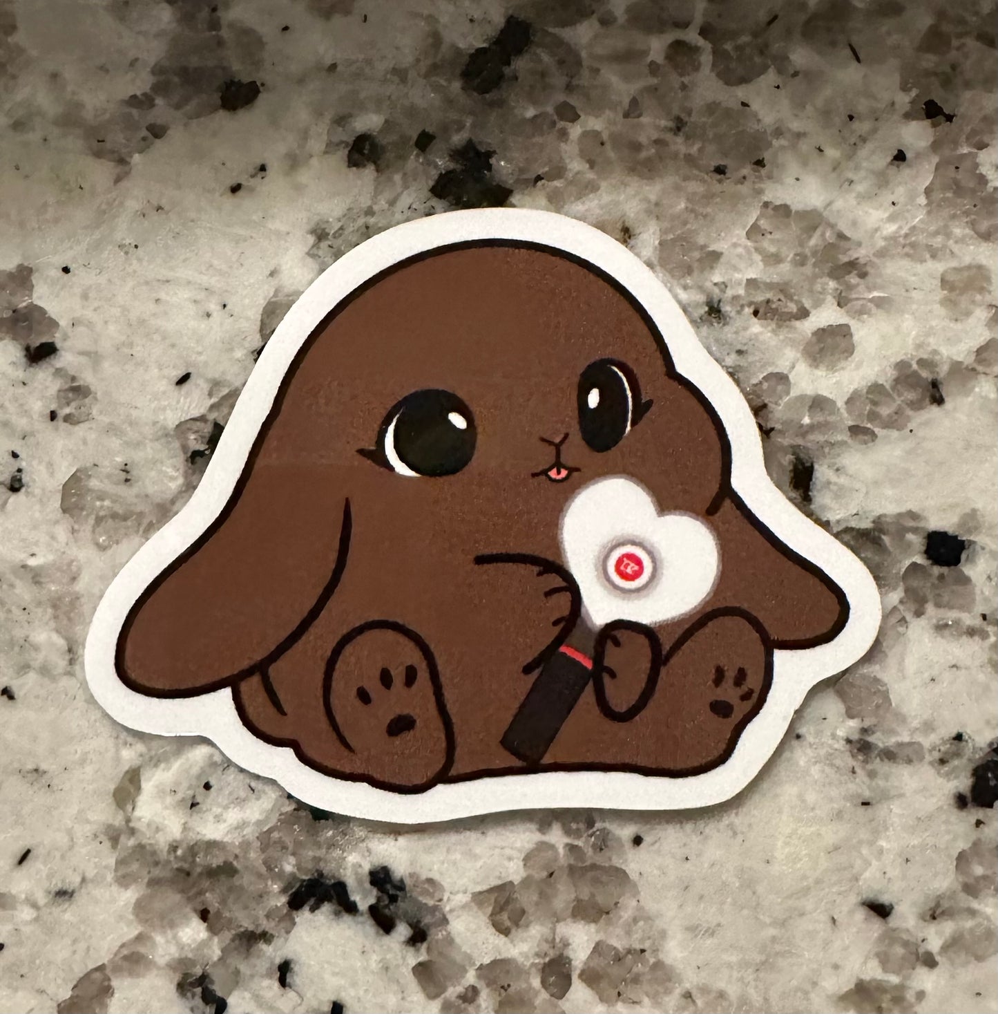 Lightstick Bunny Sticker