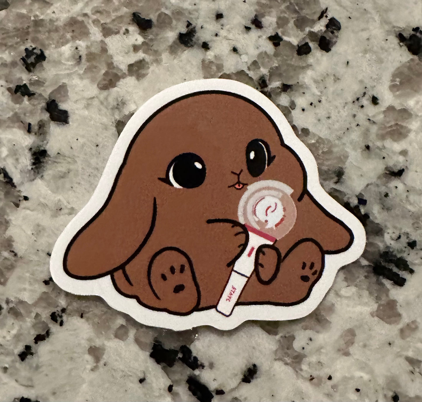 Lightstick Bunny Sticker