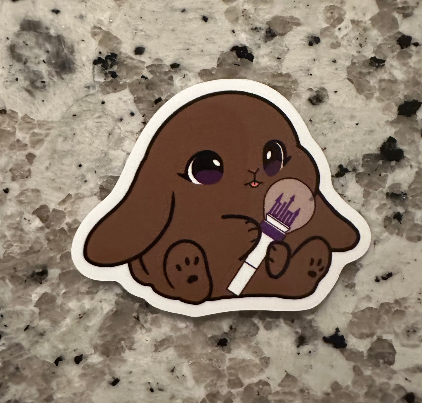 Lightstick Bunny Sticker
