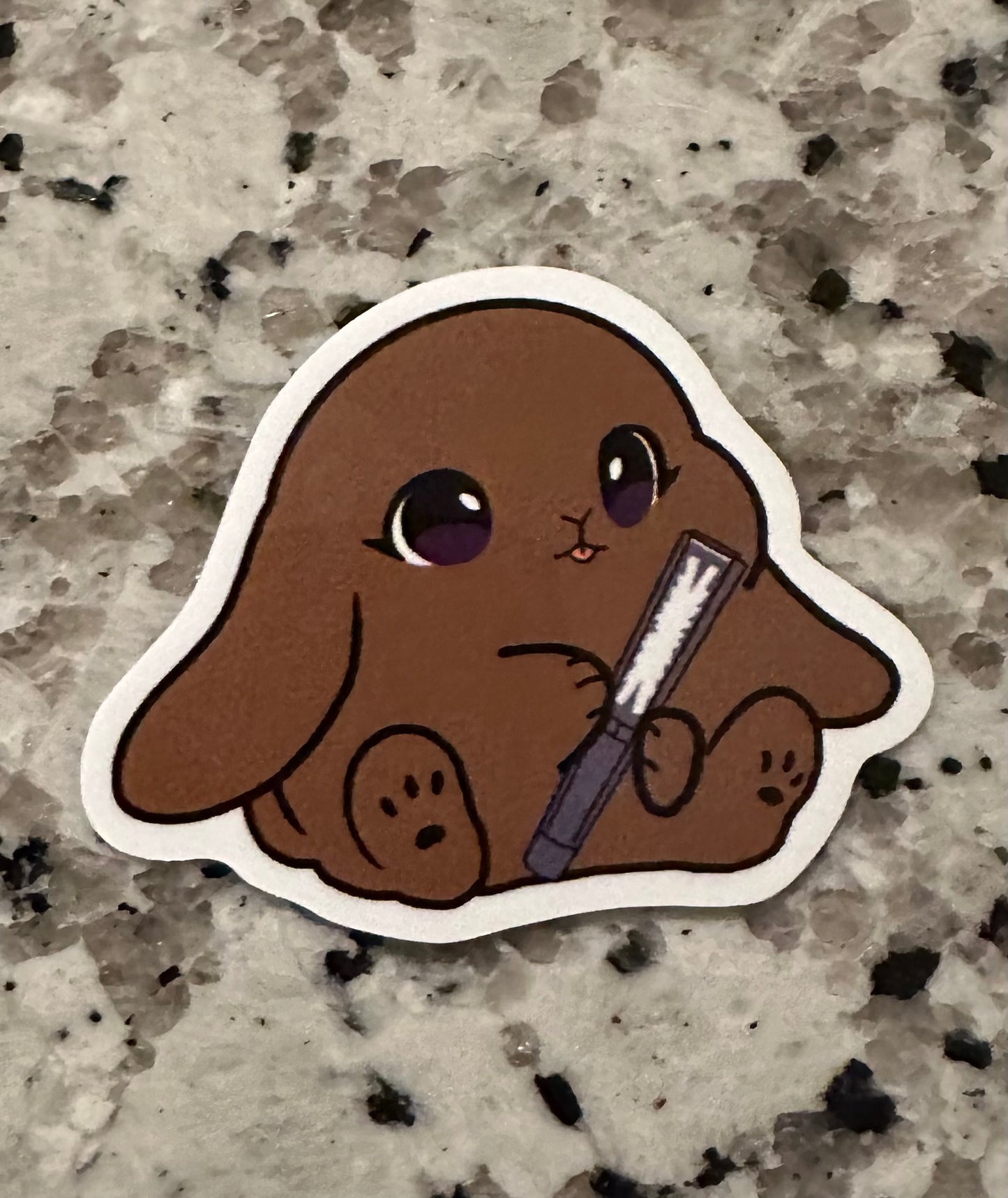 Lightstick Bunny Sticker