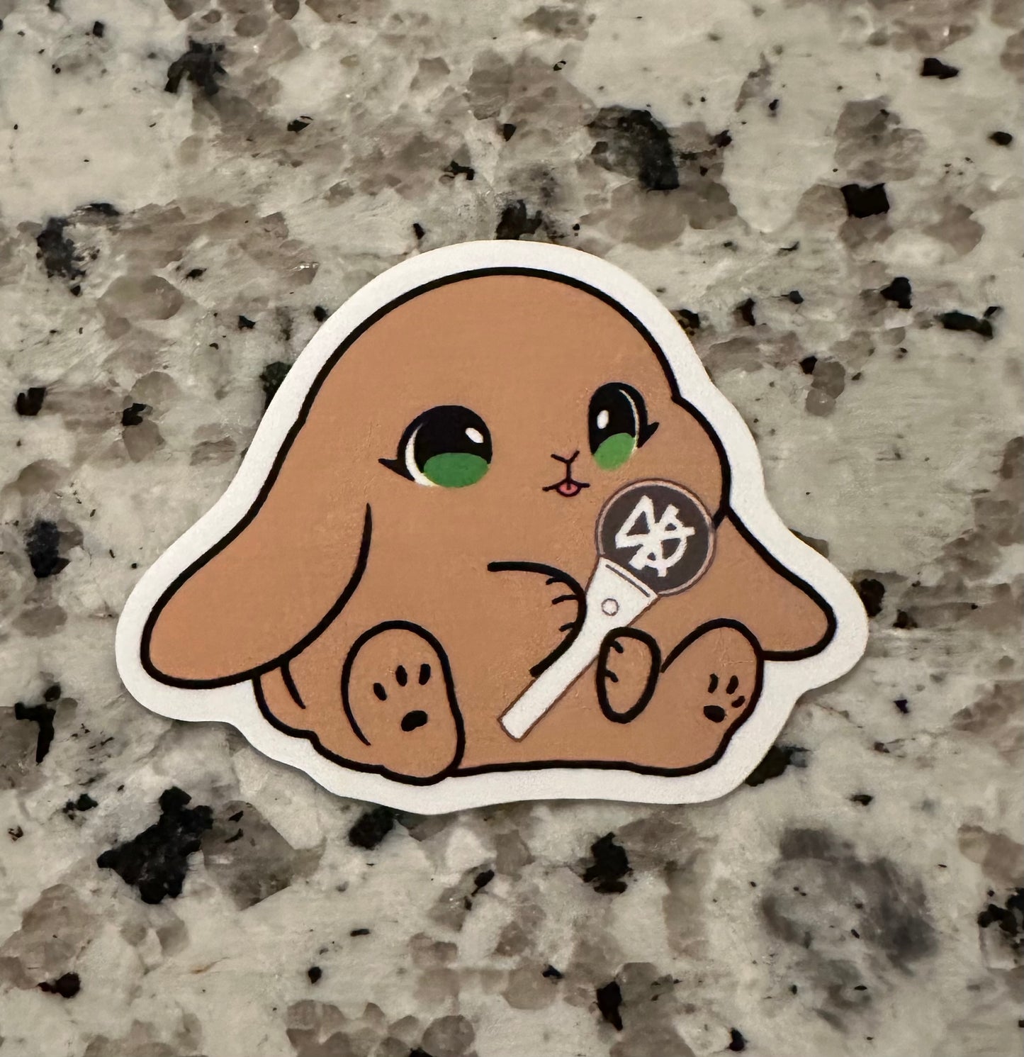 Lightstick Bunny Sticker