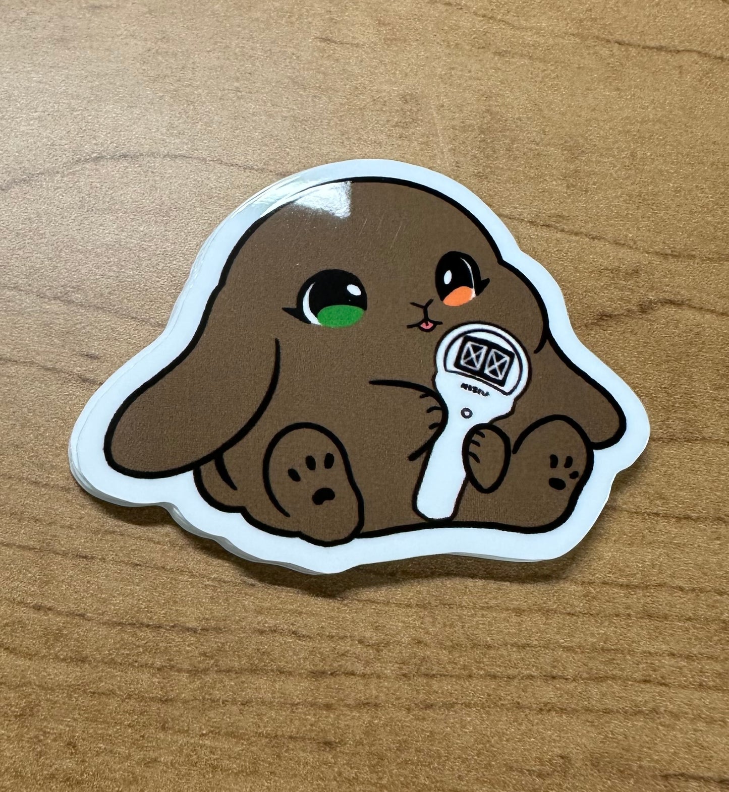 New lightstick bunny sticker
