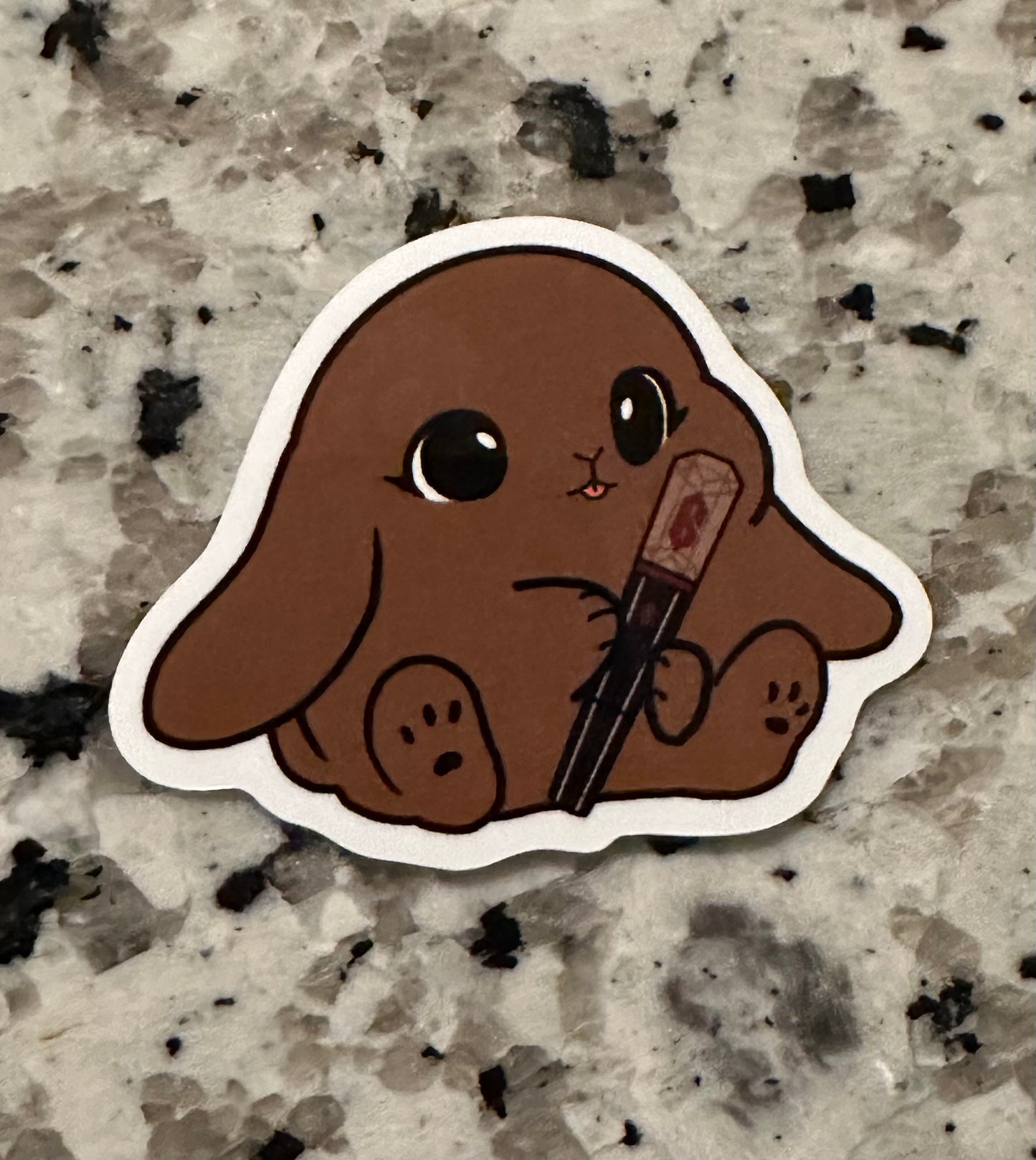 Lightstick Bunny Sticker