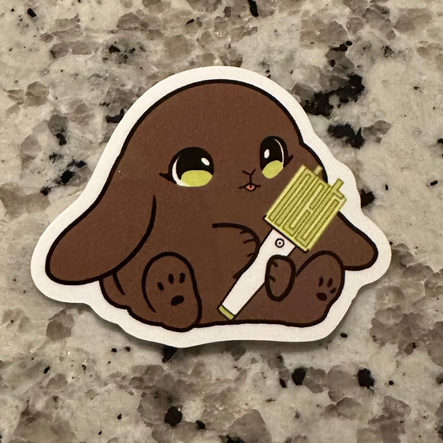 Lightstick Bunny Sticker