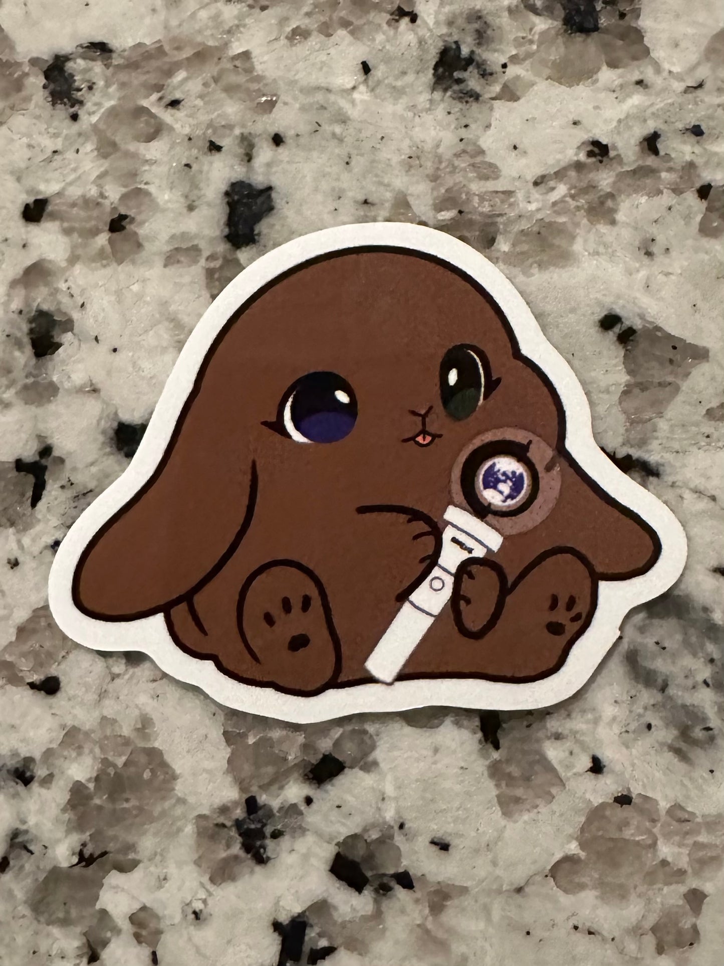 Lightstick Bunny Sticker