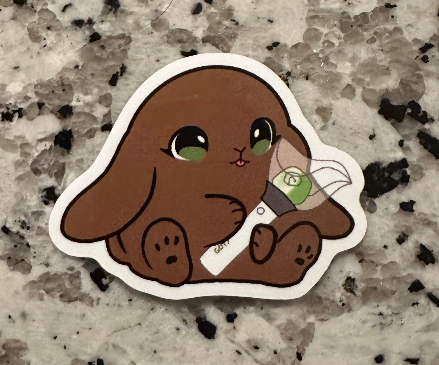 Lightstick Bunny Sticker