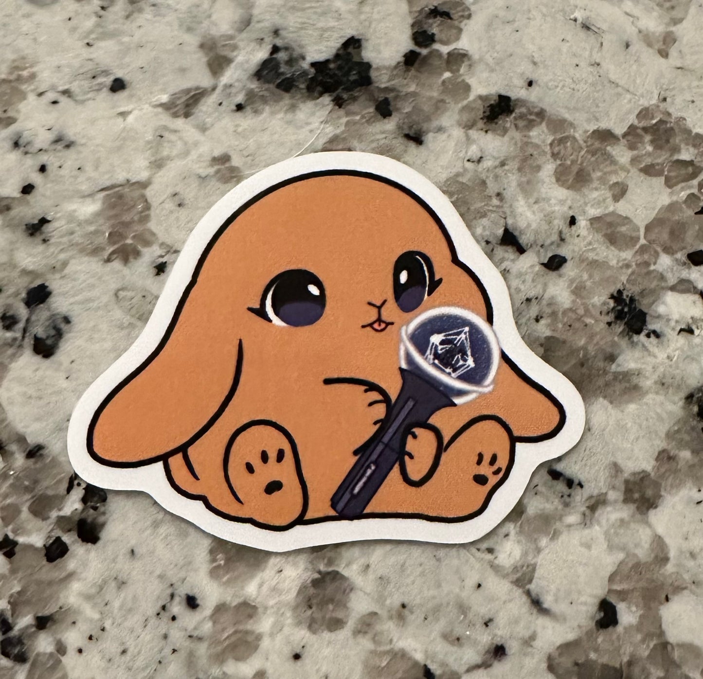 Lightstick Bunny Sticker