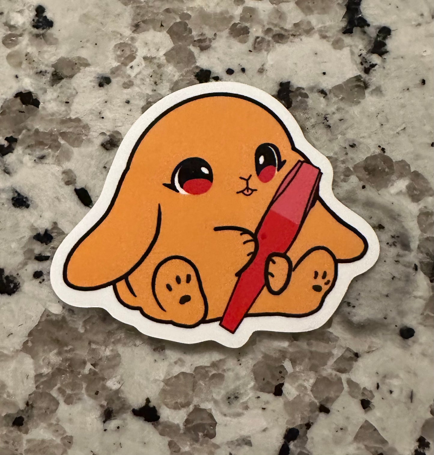 Lightstick Bunny Sticker