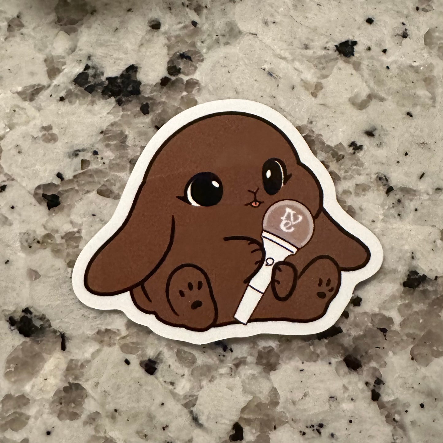 Lightstick Bunny Sticker