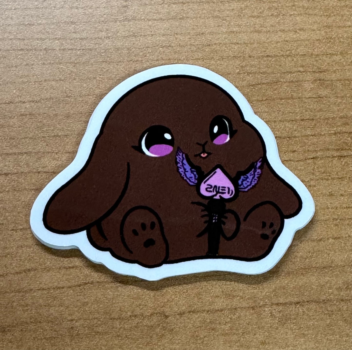 New lightstick bunny sticker