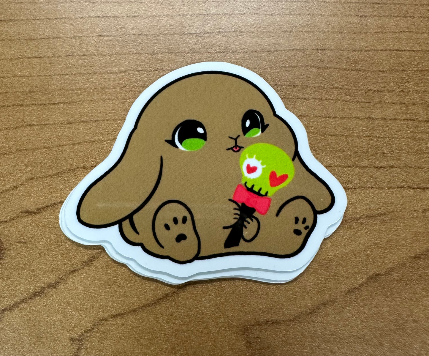 New lightstick bunny sticker