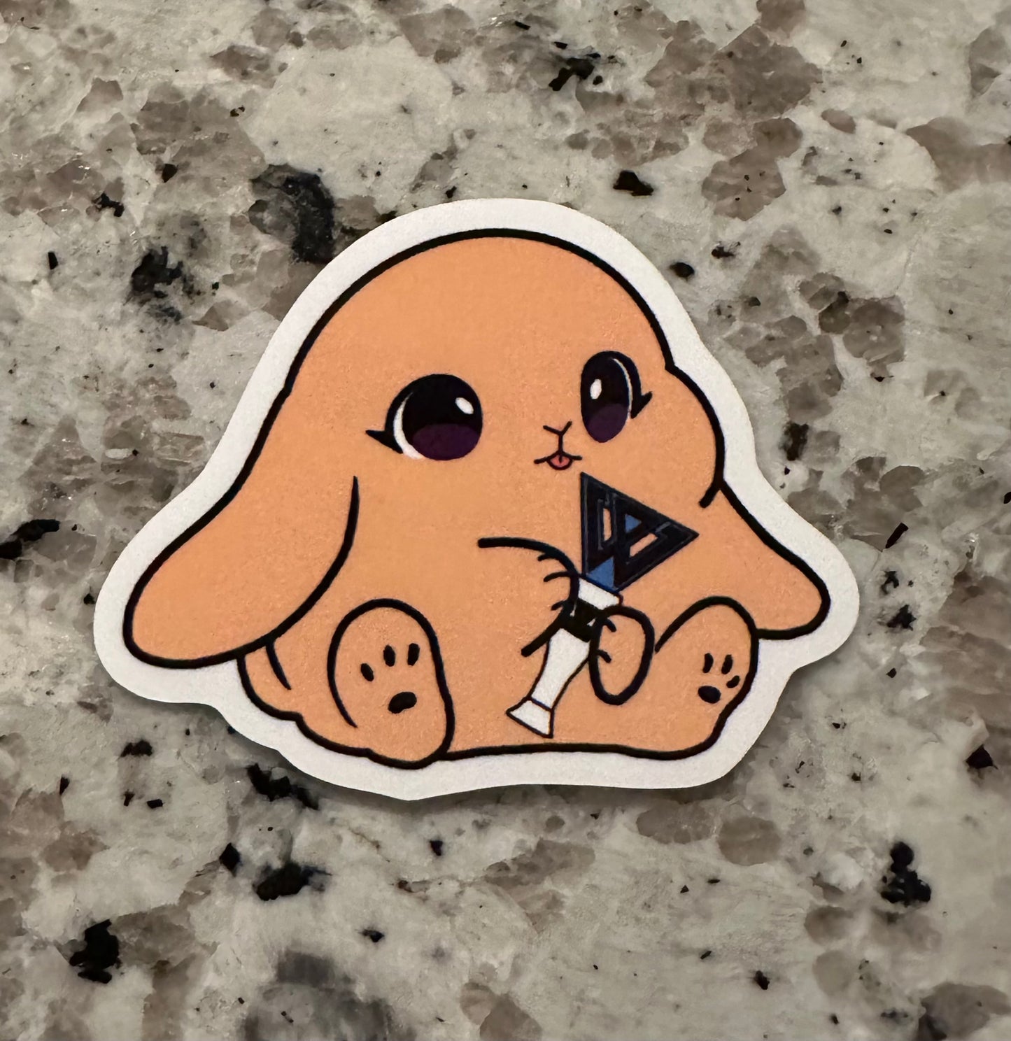 Lightstick Bunny Sticker