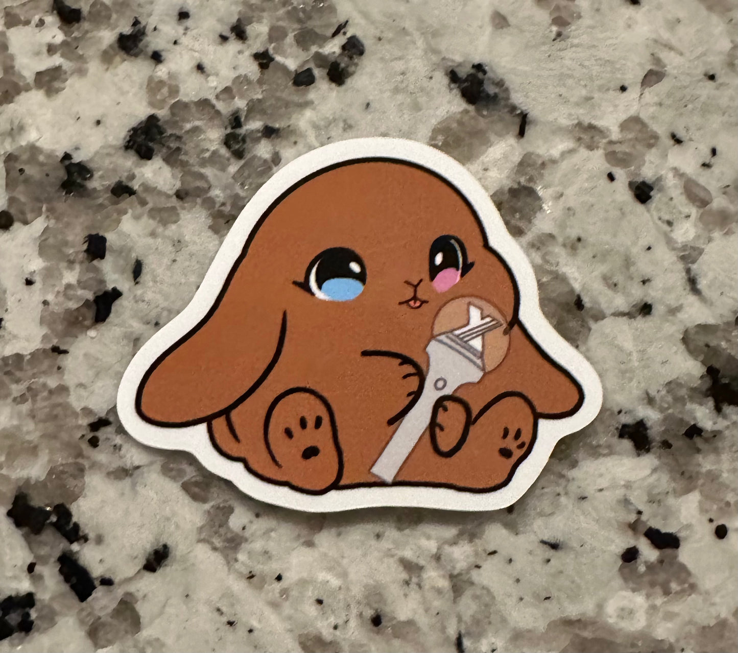 Lightstick Bunny Sticker