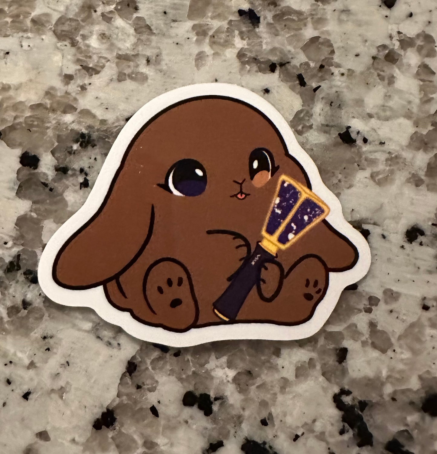 Lightstick Bunny Sticker