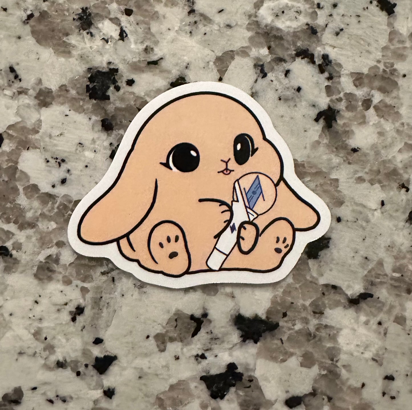 Lightstick Bunny Sticker