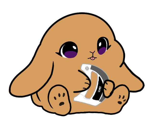 Lightstick Bunny Keychain