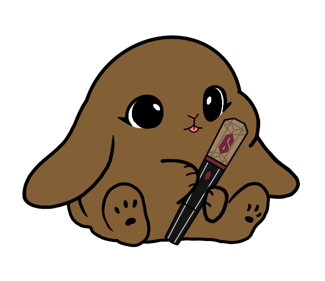 Lightstick Bunny Keychain