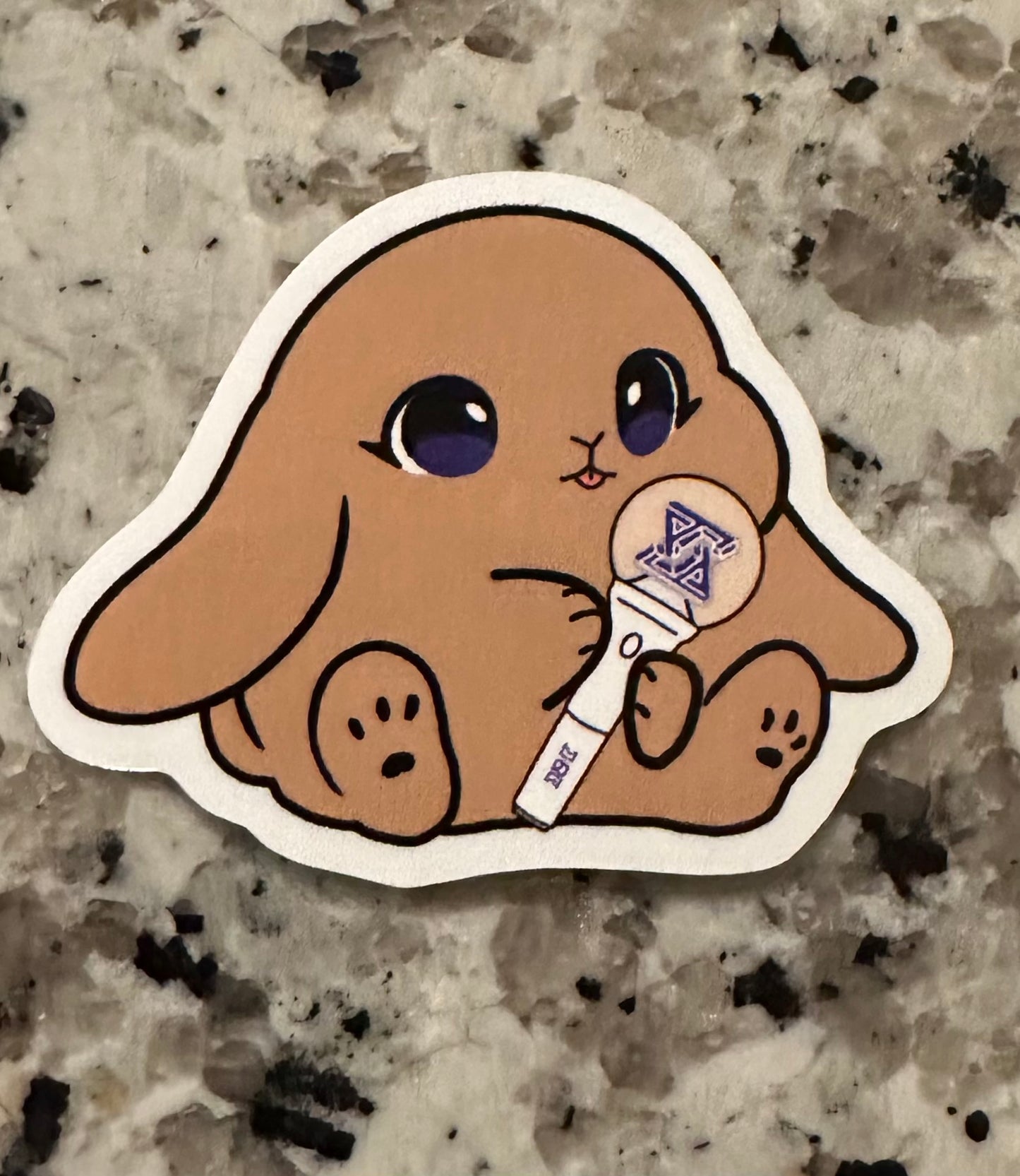 Lightstick Bunny Sticker