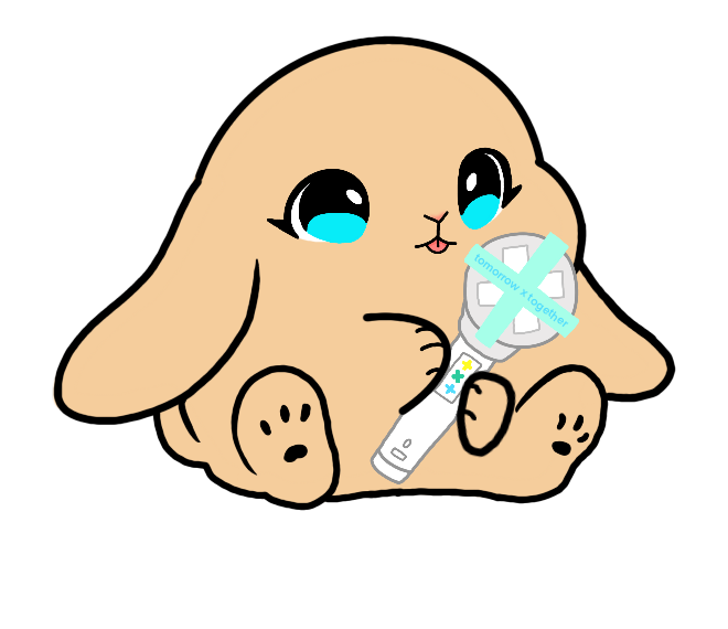 Lightstick Bunny Keychain