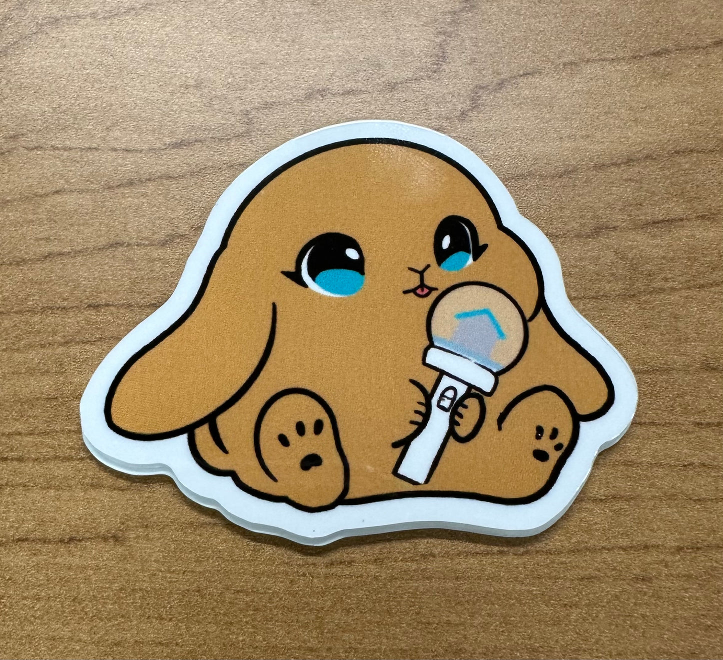 New lightstick bunny sticker