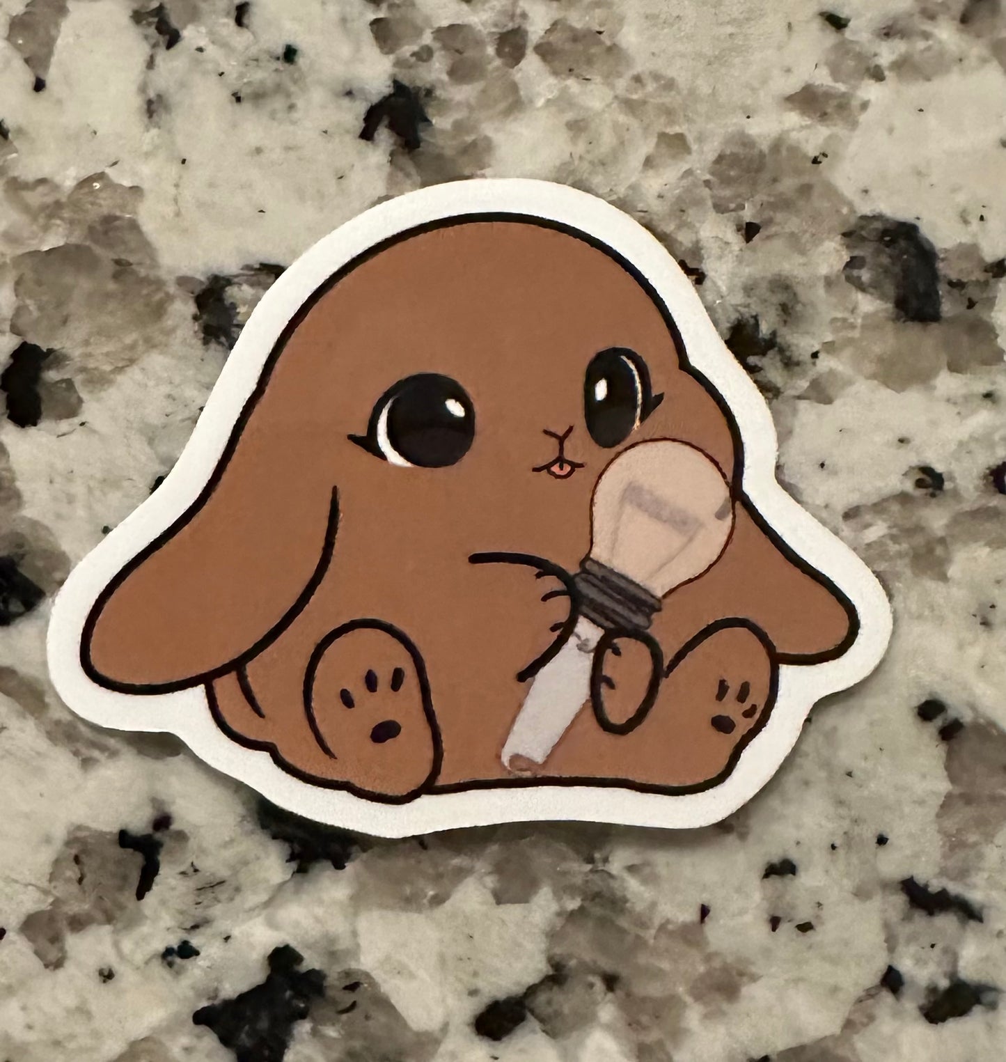 Lightstick Bunny Sticker