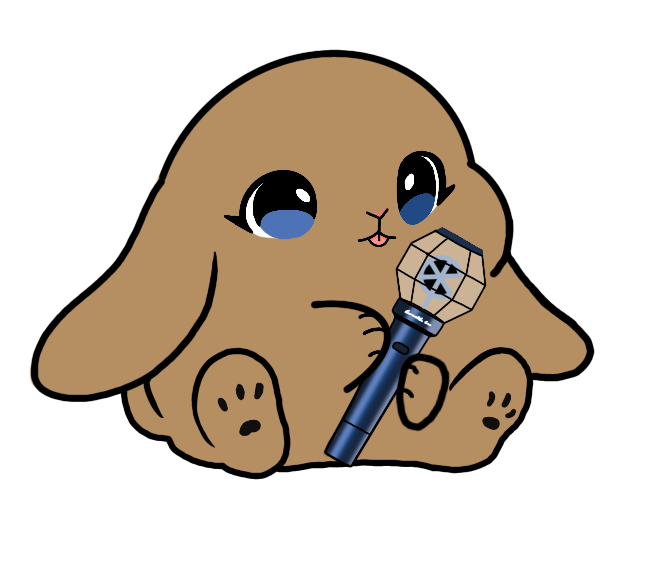 Lightstick Bunny Keychain
